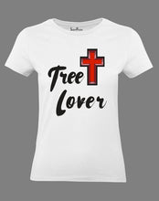 Christian Women T Shirt Tree Lover Church Sign