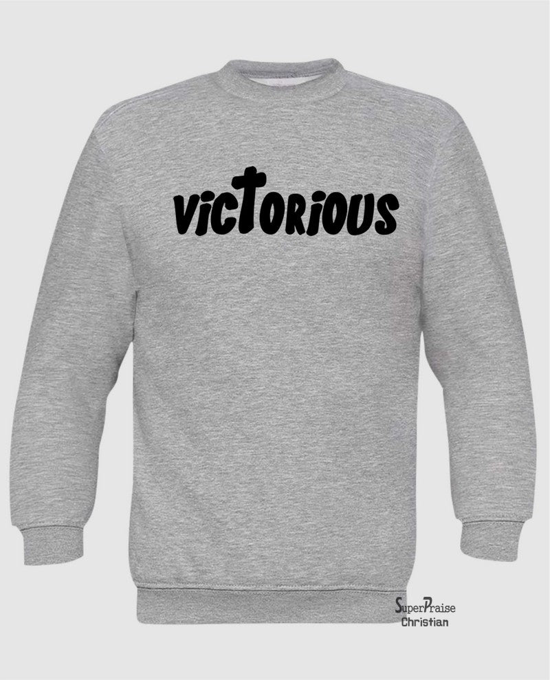 Victorious Christian Long Sleeve T Shirt Sweatshirt Hoodie