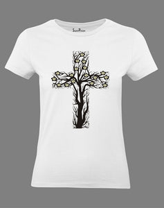 Christian Women T Shirt Vine Branches Jesus