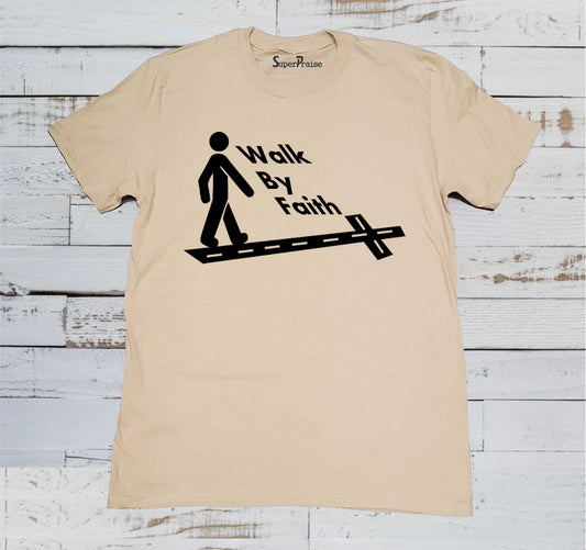 Walk By Faith Not By Sight t shirt Christian Prayer Jesus Christ Faith Tshirt