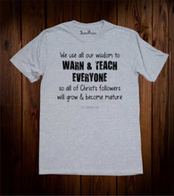 We Use All Our Wisdom Christian Grey T Shirt