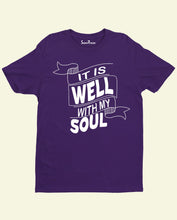 It is well with my soul Banner Peace Trust  Christian T shirt