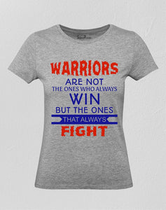 Jesus Christian Women T Shirt Warriors Fight