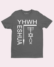 Yeshua Yahweh Slogan Faith jesus Christian T Shirt