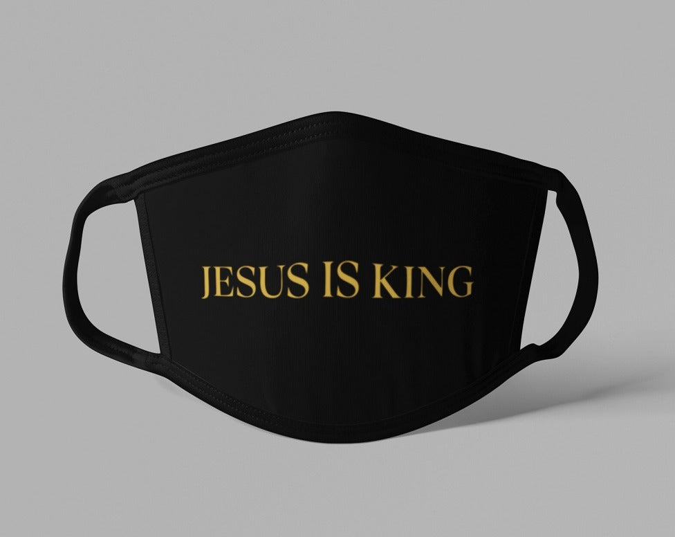 Jesus is King Face Mask