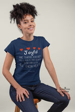 Christian Women T shirt Joyful All Their Hearts