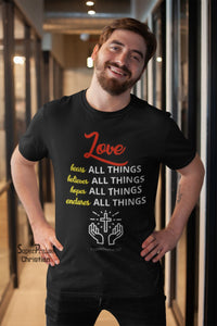 Love All Things Religious Christian T Shirt - SuperPraiseChristian