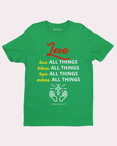 Love All Things Religious Christian T Shirt