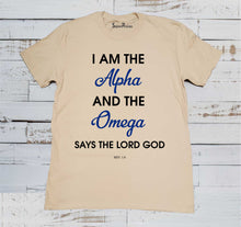 I Am the Alpha and Omega Christian T Shirt