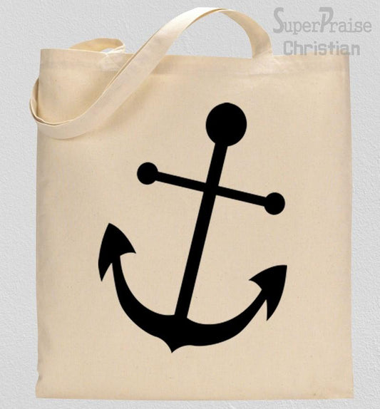 Anchor Sign Tote Bag