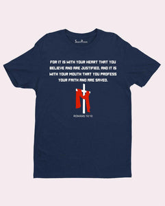 Your Heart Your Faith Jesus Christ Cross Salvation Christian T shirt