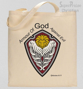 Armor Of God Tote Bag 
