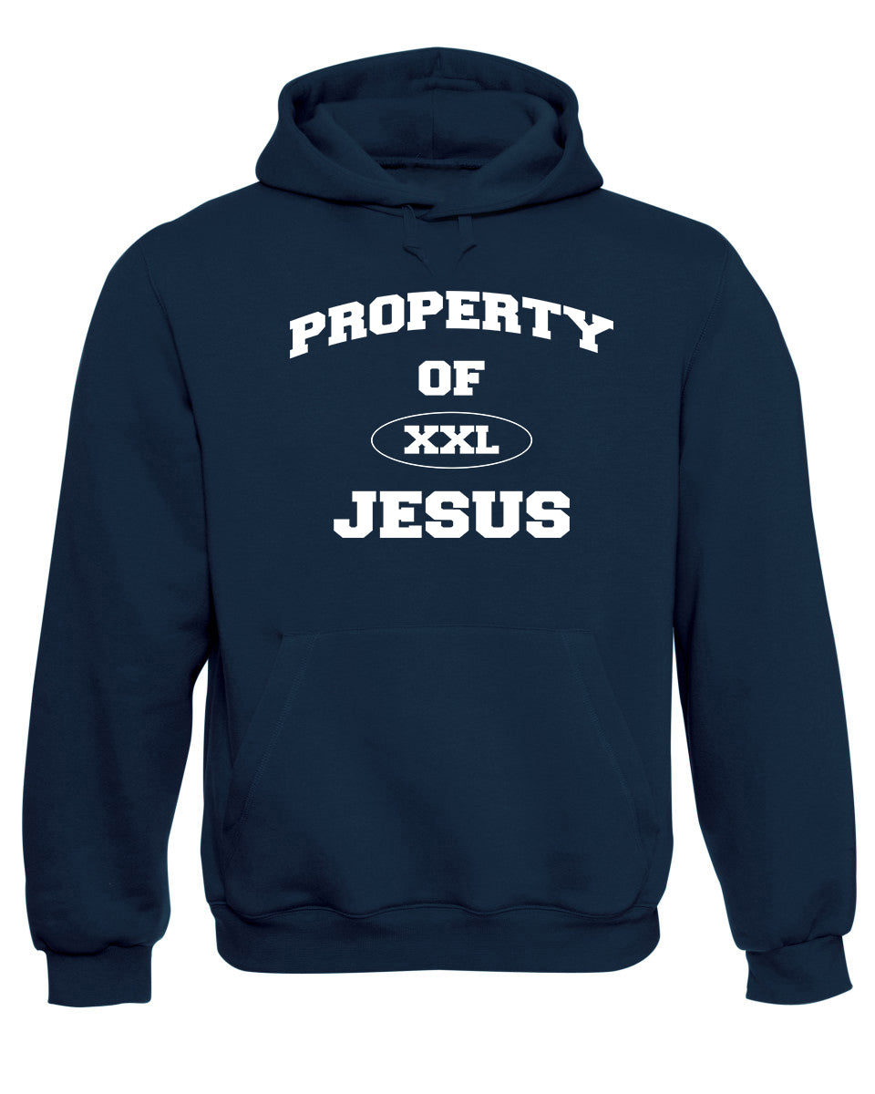 Property Of XXL Jesus Hoodie Christian Religious Jesus Christ Hooded Sweatshirt