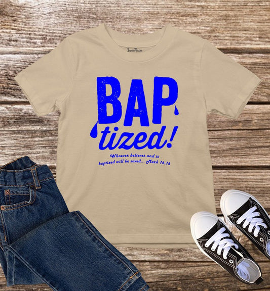 Baptized Kids christian T Shirt