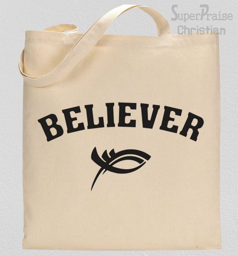 Believer Sign Tote Bag