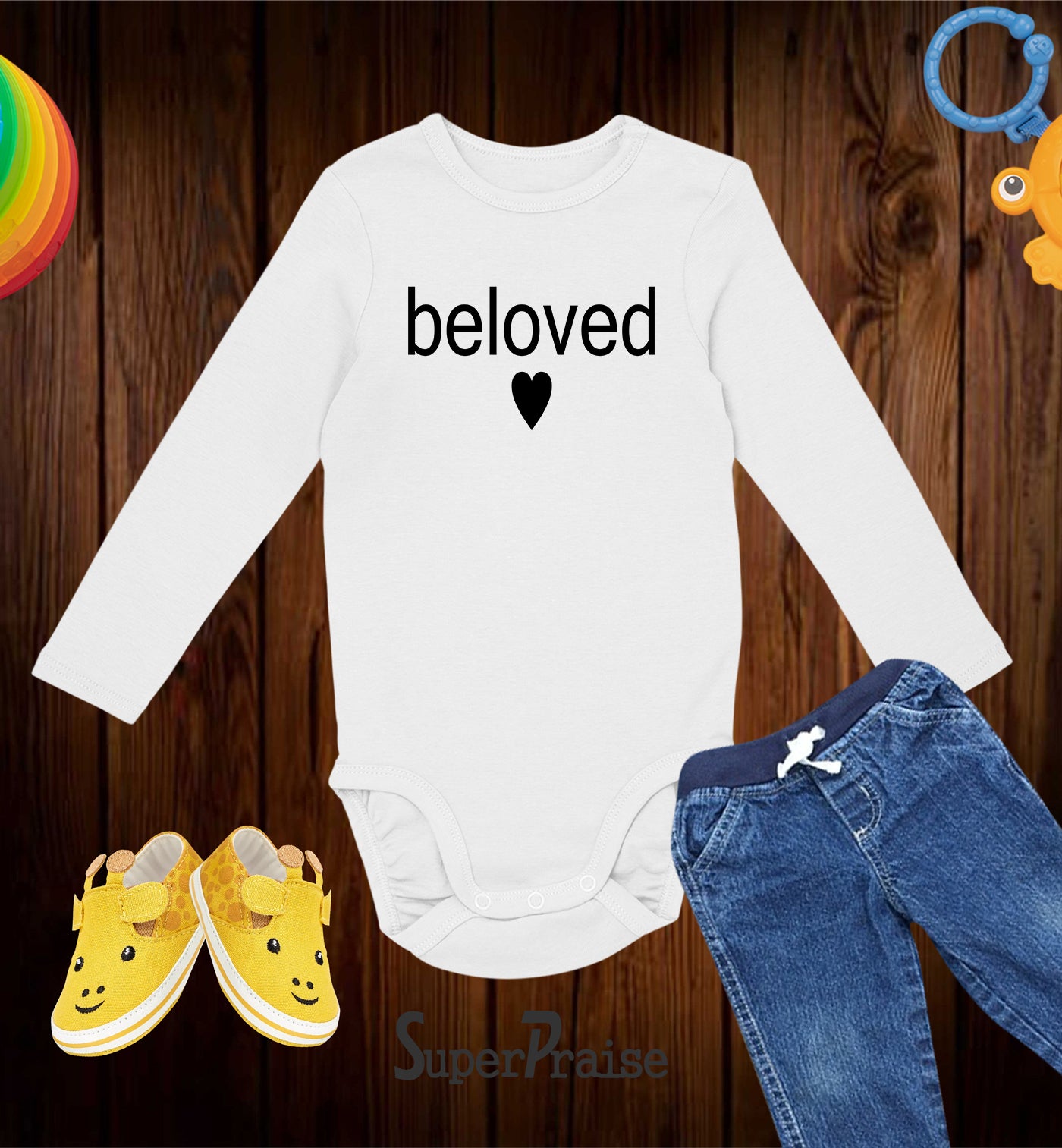 Beloved Christian Faith Baby Bodysuit