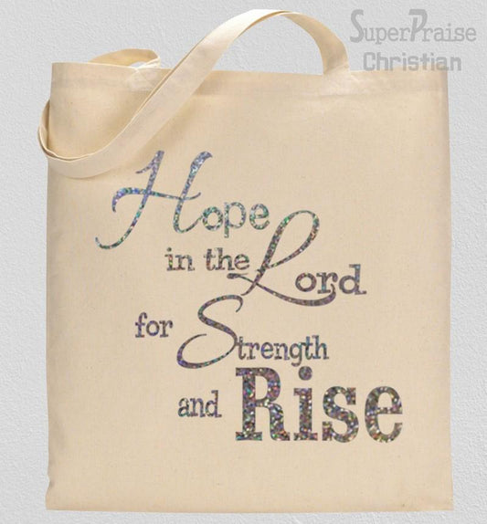 Bible Verses About Hope Tote Bag