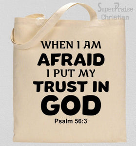 Bible verses about trusting god Tote Bag