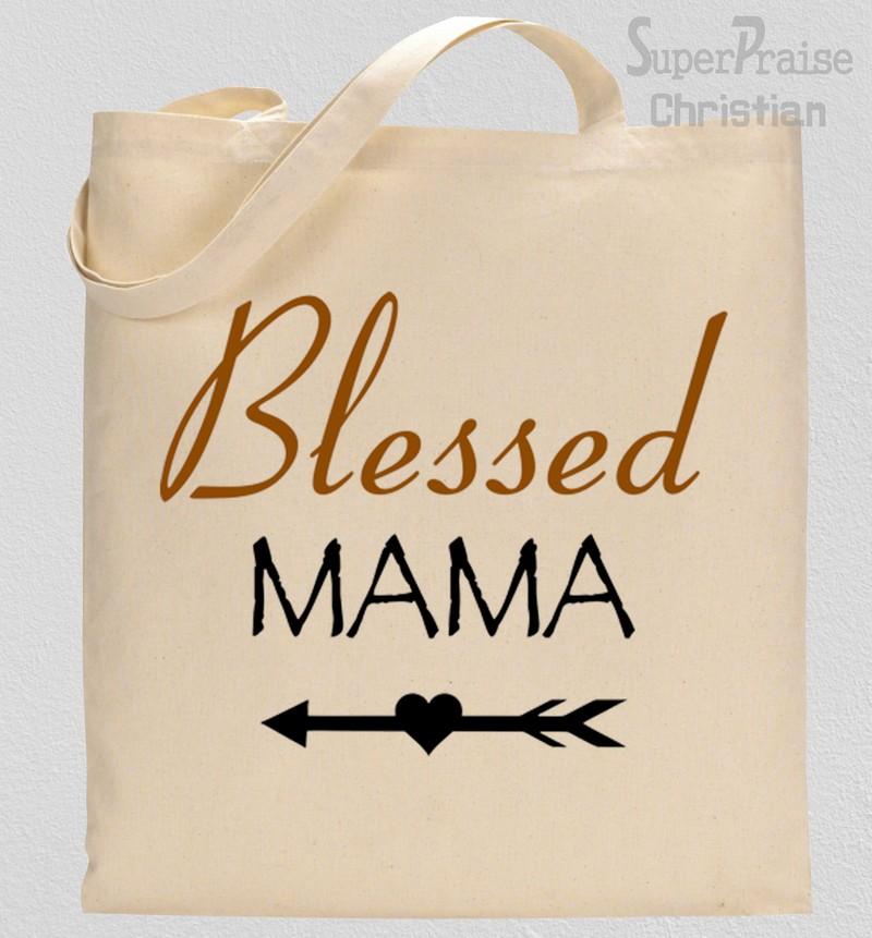 Blessed Mama Tote Bag 