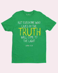 TRUTH  Faith Jesus Christian Sacrifice Follower T shirt