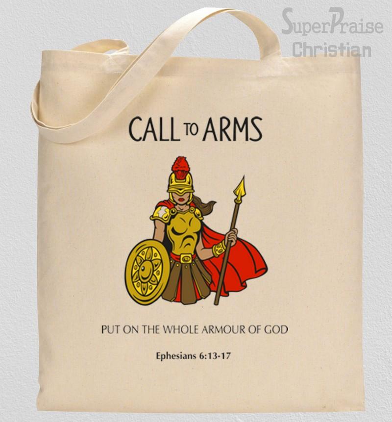 Call To Arms Tote Bag 