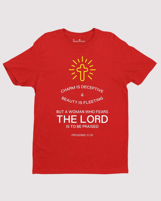 Who Fears the Lord Jesus Faith Grace Christian T shirt