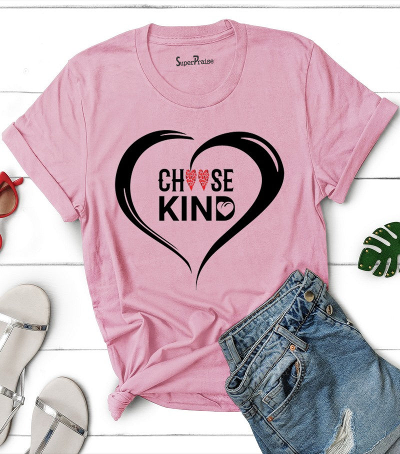 Choose Kind Love Christian Women T Shirt