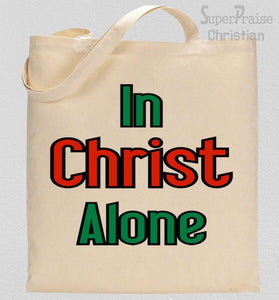 Christ Alone Tote Bag