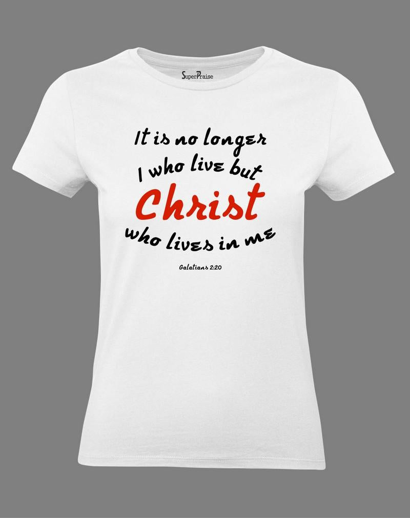 Christian Women T Shirt Christ Loves Me Holy White Tee