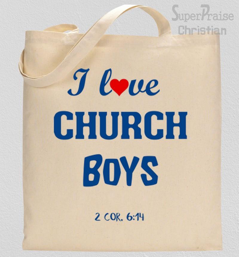 Church Boys Tote Bag