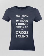 Clinging Cross Women T shirt