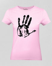 Christian Women T Shirt Cross On Hand Sign Ladies tee
