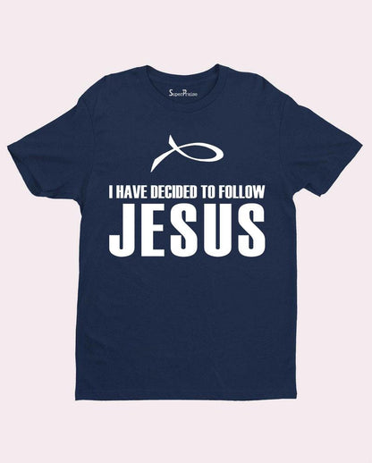 Decided to Follow Jesus Christian Faith love T shirt