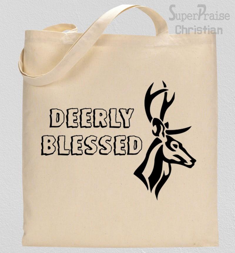 Deerly Blessed Tote Bag
