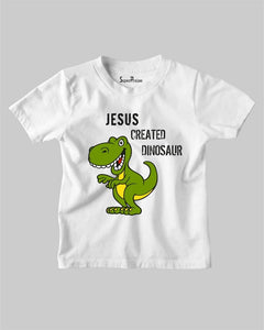 Dinosaur In the Bible Kids T shirt