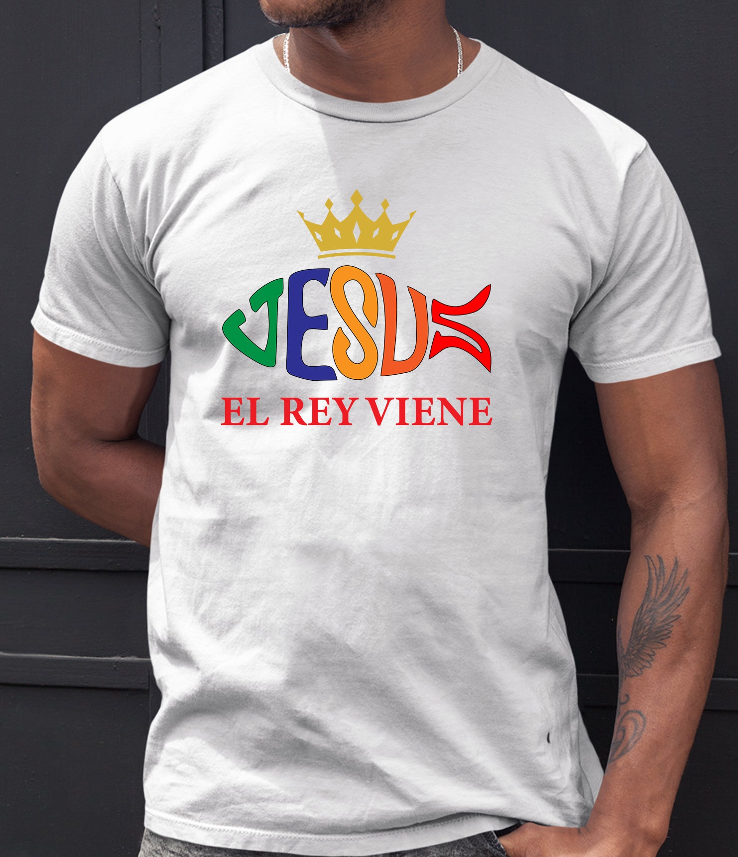 El Rey Viene Jesus Christian T Shirt