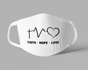 faith hope love mask