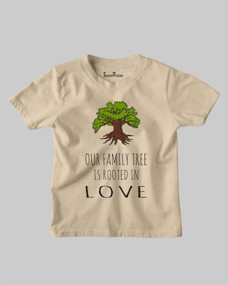 Family Love Tree Kids T shirt