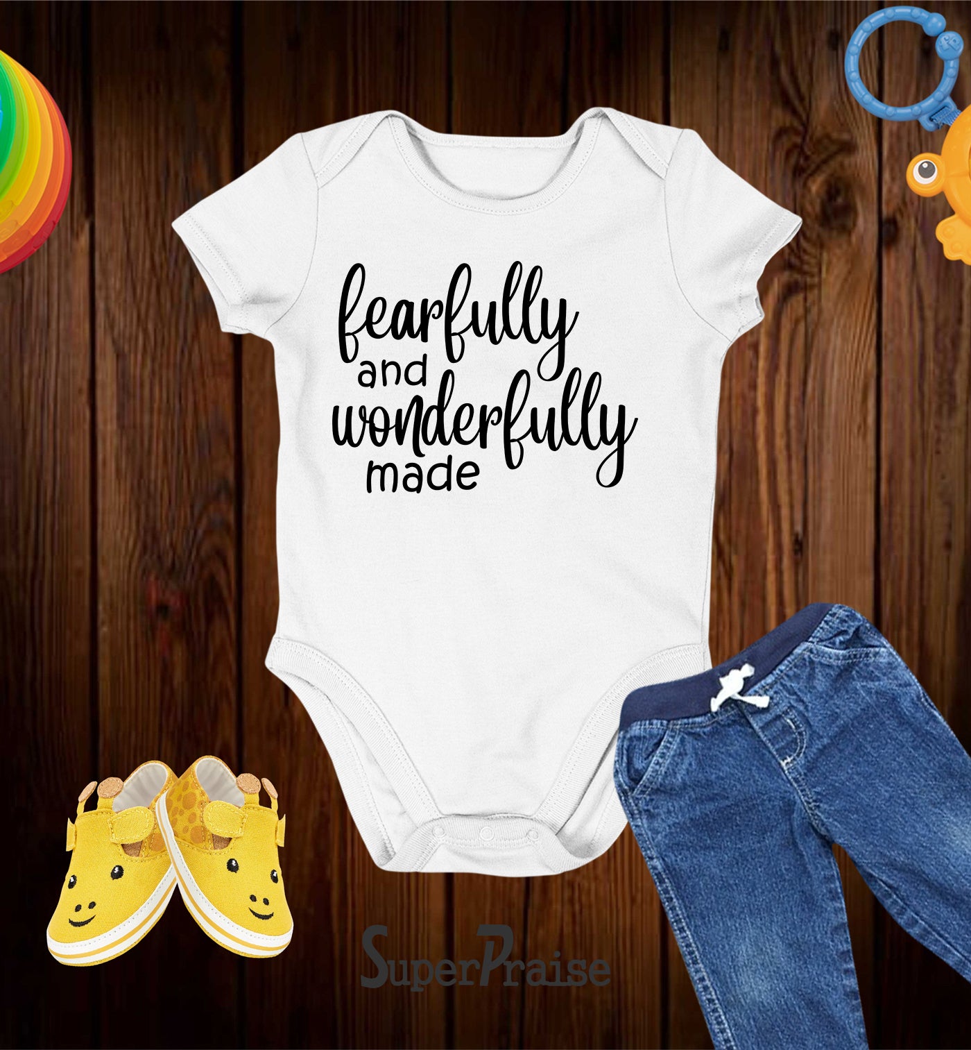 Fearfully And Wonderfully Made Baby Costume Bodysuit