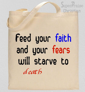 Feed Your faith Tote Bag