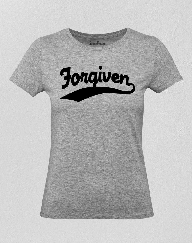 Forgiven Christian Women T Shirt