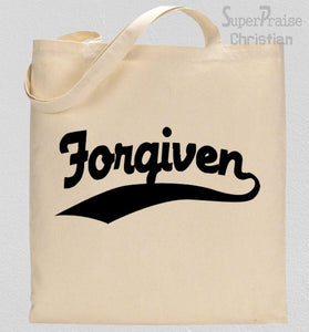 Forgiven Sign Tote Bag