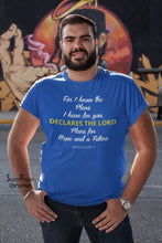 Men Christian Bible Church T Shirt For I Know - Super Praise Christian