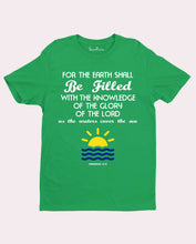 the Earth Shall Blessing Jesus Faith Love Christian T Shirt