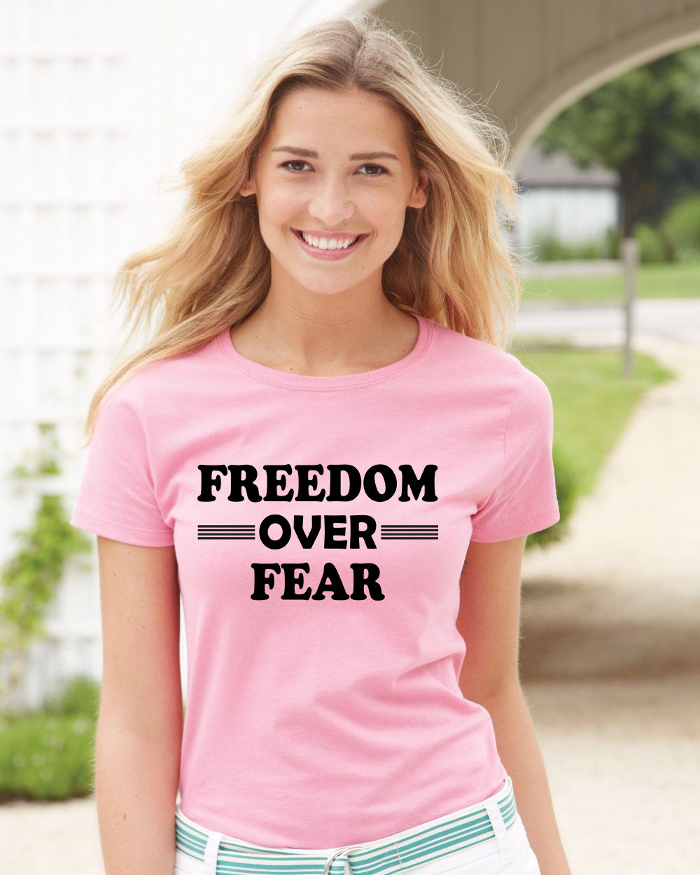 Freedom Over Fear Shirt, Freedom T-Shirt, Motivational Shirt