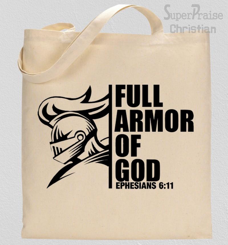 Full Armour of God Tote Bag