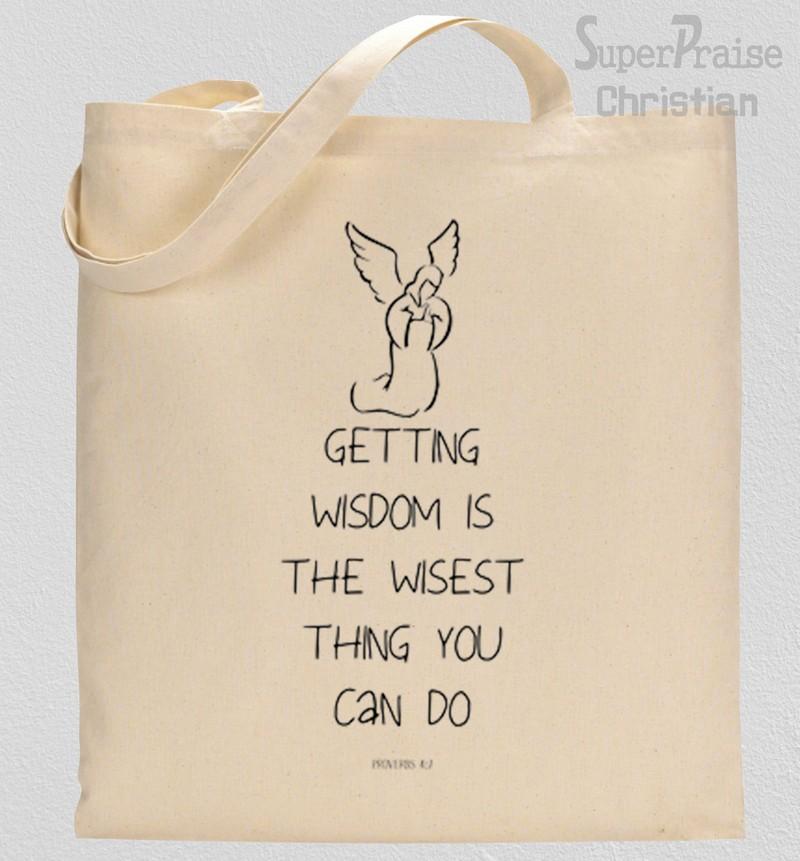 Getting Wisdom Tote Bag