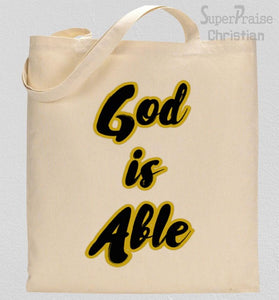 God Is Able Tote Bag