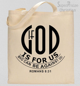 God Is For Us Tote Bag