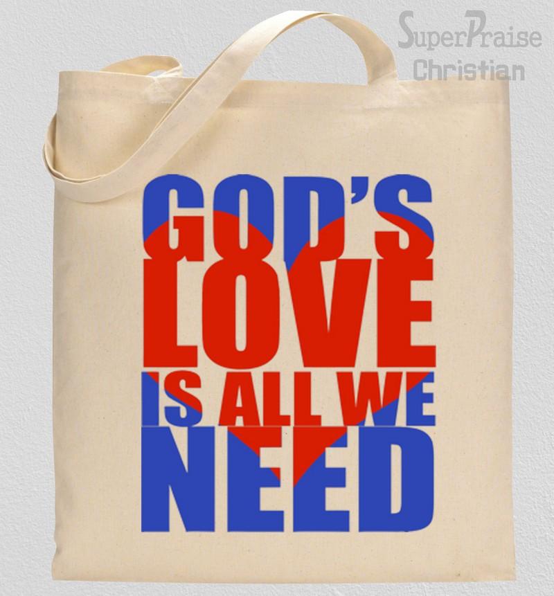 God's Love Tote Bag 